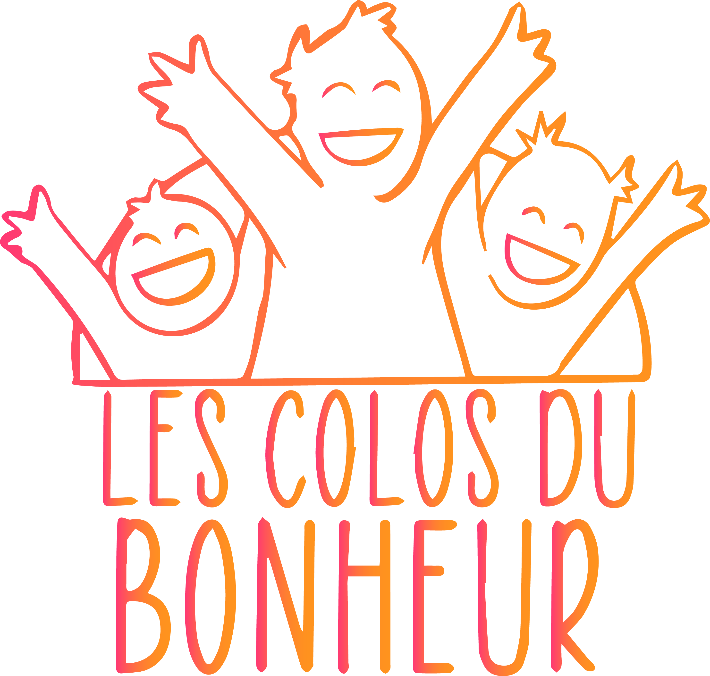 Logo Les Colos du Bonheur