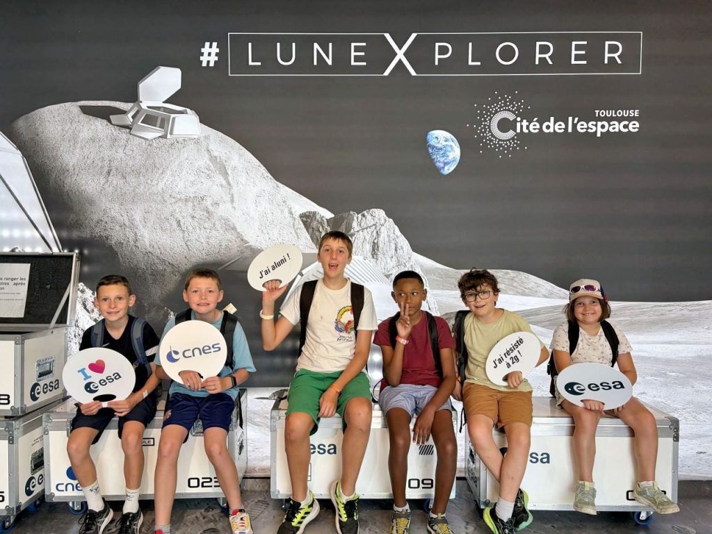 La Fête Continue 12 Enfants à la Cité de l’espace de Toulouse, colonie d’été à Castelnaudary